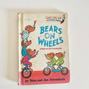 Vintage Bears on Wheels hardcover book